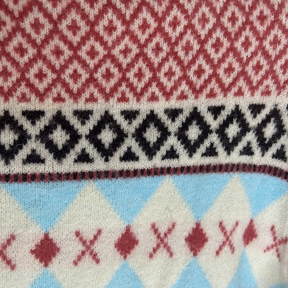 NWOT LOVE + HARMONY Fair Isle Cozy Cardigan Size Medium - Picture 14 of 14